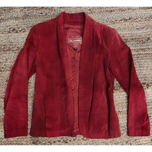The Tannery Red Suede Leather Western Jacket Women's Size 9/10 1970's Vintage‎